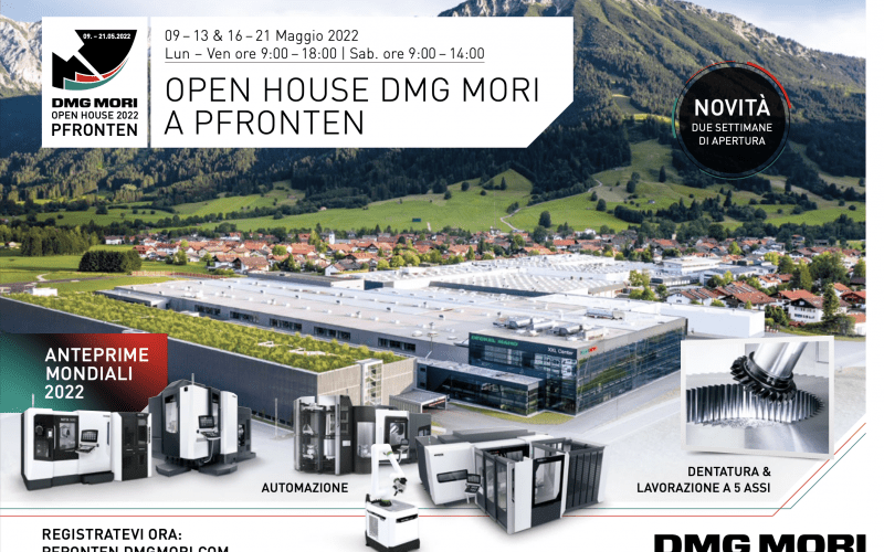 DMG MORI Open House from 9 to 21 May 2022.